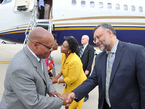 President Zuma arrives